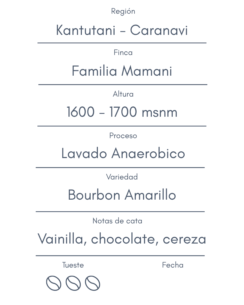 Bolivia Bourbon Kantutani
